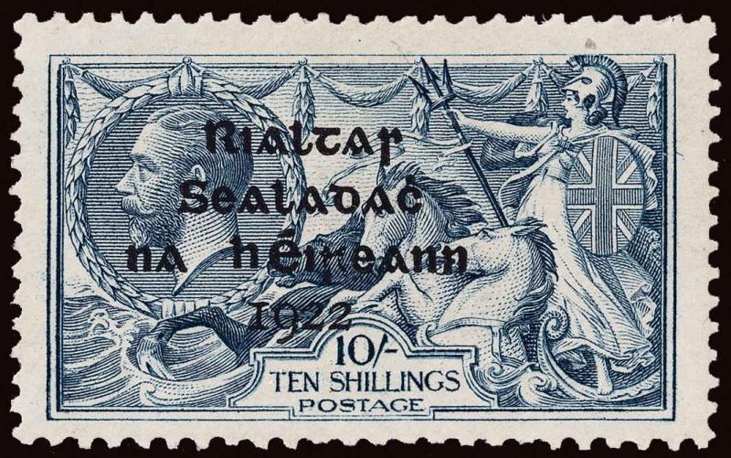 Ireland Scott 12-14 Gibbons 17-21 Mint Set of Stamps
