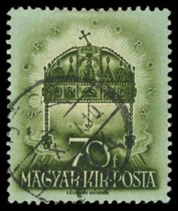 HUNGARY Sc 524 VF/Used - 1938  St. Stephen's Crown - Highest Value in Set