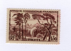 French Guinea #151 BROWN NOT VIOLET!! RARE MH - Stamp