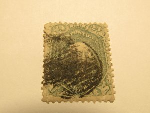 US Stamps - Scott # 78A - Used - SCV = $425.00, with Alan Miller Certificate,