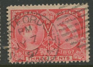 STAMP STATION PERTH Canada #53 QC Jubilee Definitive Used - CV$3.00