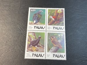 PALAU # 204-207-MINT/NEVER HINGED--COMPLETE SET/BLOCK OF 4---1989