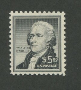 1956 United States Postage Stamp #1053 Mint Never Hinged VF Alexander Hamilton