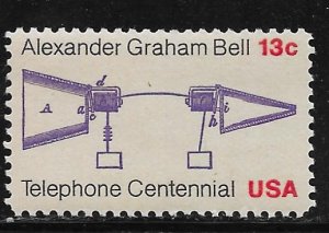 USA 1683: 13c Bell's Telephone Patent Application, MNH, VF