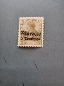 Stamps German Offices in Morocco Scott #33 hinged