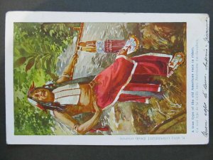 4879 Postcard a true type of the old American race used-