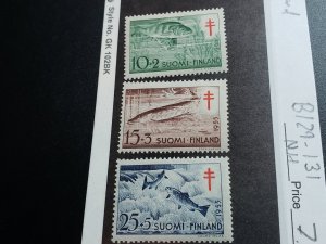 Finland Scott # B129-131 Mint Never Hinged!