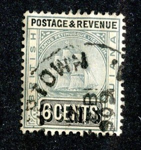 1905 British Guiana Sc #176 used  cv. $8.50 ( 9440 BCXX )