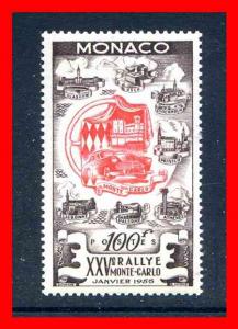 Monaco 1955 #333, Monte Carlo Auto Rally  --  MNH