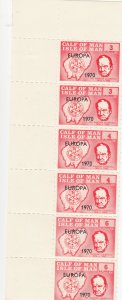 Calf of Man -1968 Europa overprints Perf. NHM