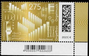 Germany 2023,Sc.#3335 MNH, Organ Building and Organ Music