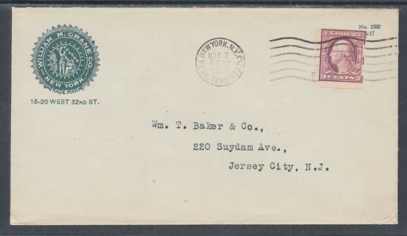 US Sc 483 Schermack type III Coil on cover, EKU, Cert.