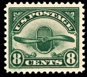 US C4 MNH VF 8 Cent Radiator and Wooden Propeller