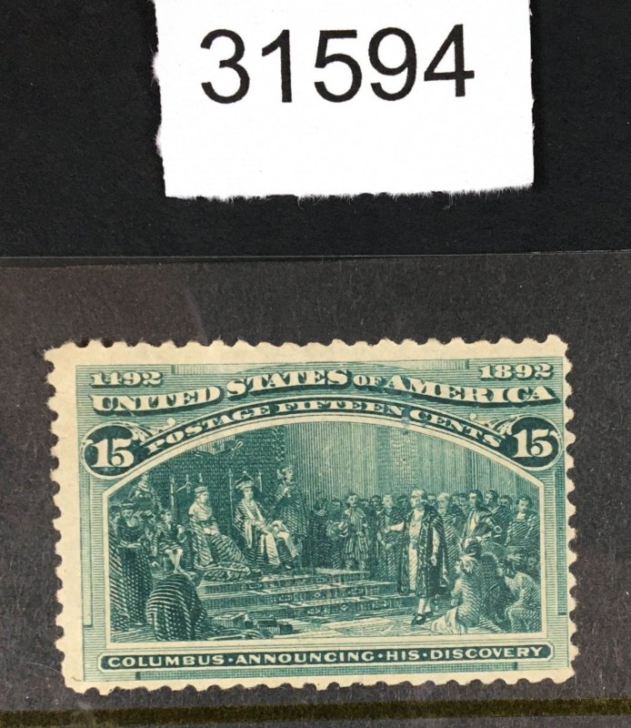 US STAMPS # 238 MINT OG H LOT #31594