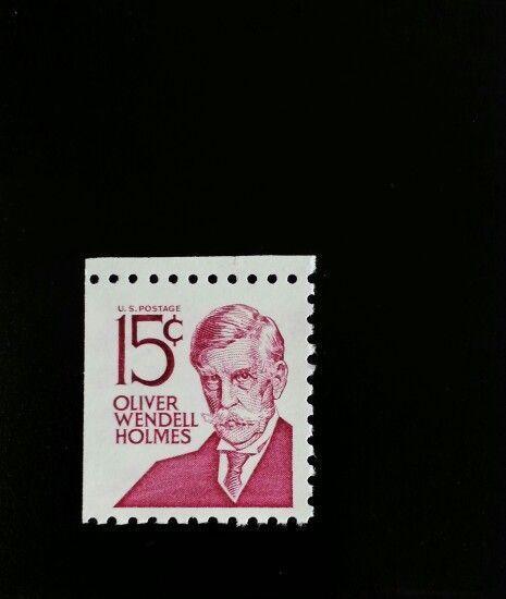 1965 15c Oliver Wendell Holmes, Booklet Single Scott 1288b Mint F/VF NH