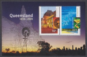 AUSTRALIA - 2009 150th ANNIVERSARY OF QUEENSLAND - MIN. SHEET MINT NH