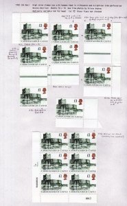 SPECIALISED COLLECTION OF UNMOUNTED MINT £1 CASTLES