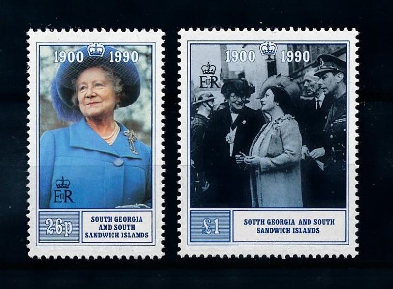 [71792] South Georgia 1990 Royalty Queen Mother  MNH