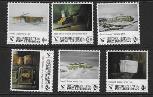 ROSS DEPENDENCY SG166/71 2017 HISTORIC HUTS   MNH