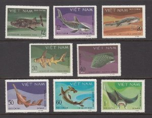 VIETNAM - SC# 1070-1077 SEA LIFE- MNH