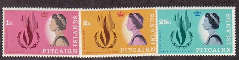 Pitcairn Islands - 1968 - SC 88-90 - NH - Complete set