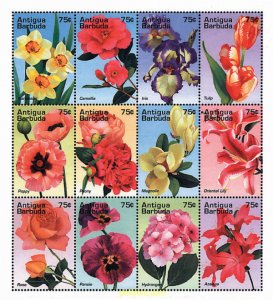 281918 MNH ANTIGUA Y BARBUDA 1995 FLORES