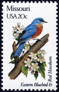 U.S. #1977A 20c MNH (State Birds & Flowers - Miissouri)
