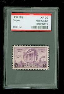 US #782, 1935-36 Commemorative, PSE Graded XF 90, Mint OGnh