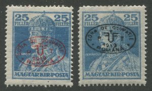 Hungary #2N30, 2N30a Mint