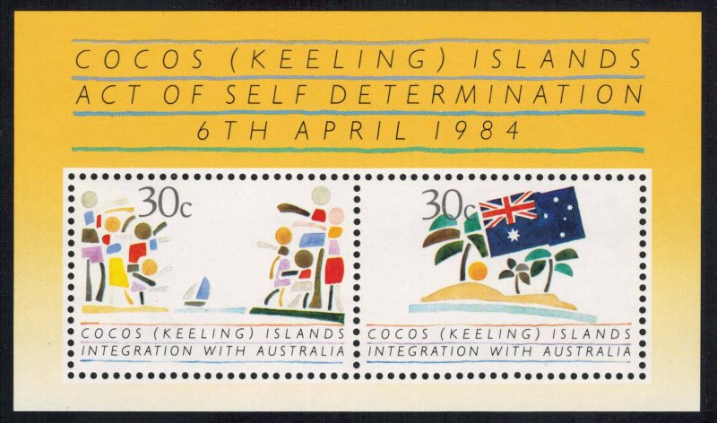 Cocos Islands Scott 125a-125b Mint never hinged.