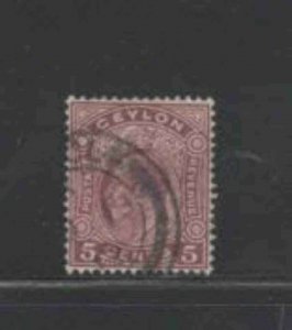 CEYLON #188 1904 30c KING EDWARD VII F-VF USED