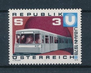 [113611] Austria 1978 Railway trains Eisenbahn underground  MNH