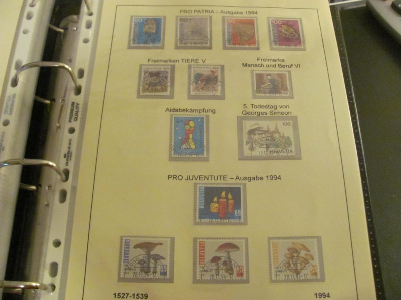 SWITZERLAND 1978-2005 STAMPS & COVERS XF COULD BE AS MUCH AS $2000 CATALGUE(188)