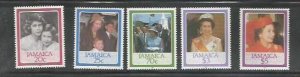 JAMAICA - 1983 - Queen Elizabeth II - Perf 5v Set -Mint Never Hinged