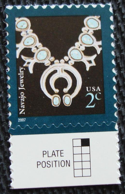 US #3753 MNH Single, Navajo Necklace, SCV $.25