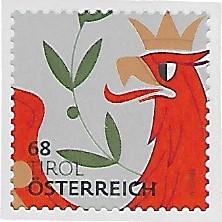 Austria - # 2650 - Crowned Eagle - Tyrol - 68ct - Bklt.stamp - MNH