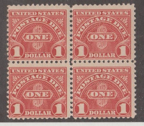 U.S. Scott #J77 Postage Due Stamp - Mint Block of 4