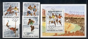 Chad 1976 Summer Olympics Montreal + MS CTO