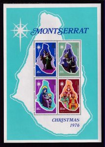 Montserrat 358a Christmas Souvenir Sheet MNH VF