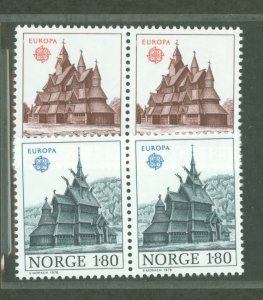 Norway #727-728 Unused Single (Complete Set)