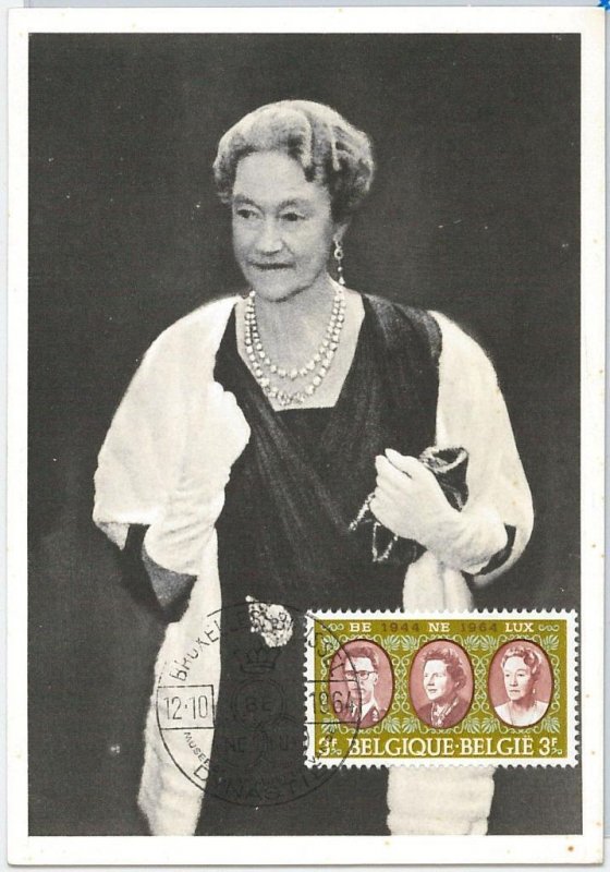 57085 - BELGIUM - POSTAL HISTORY: MAXIMUM CARD 1964 - ROYALTY-