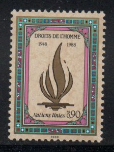 UN Geneva Sc 171 1988  Declaration of Human Rights stamp mint NH