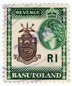 (I.B) Basutoland Revenue : Duty Stamp R1