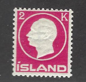 Iceland SC#97 Mint F-VF SCV$30.00....Fill a Great Spot!