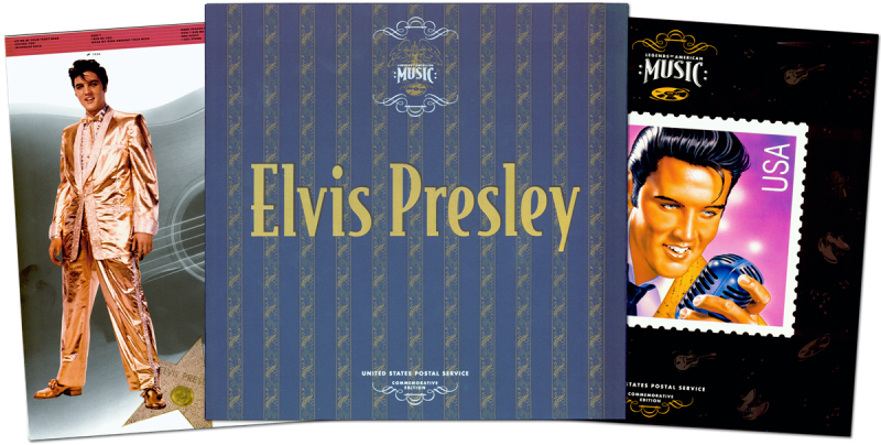 8 USPS COMMEMORATIVE EDITION ALBUM ELVIS PRESLEY YEAR 1993