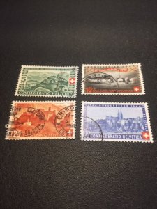 Switzerland B131-136 used