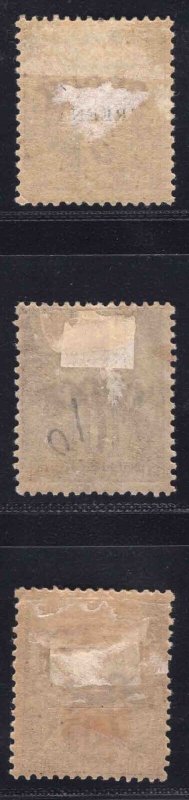 MOMEN: FRENCH COLONIES OBOCK SC #4,5,7 MINT OG H LOT #65885