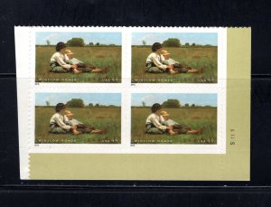 US 4473,  Plate # Block of 4, VF,  MNH, Winslow Homer, CV $4.00 ...... 6785949