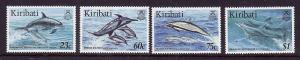 Kiribati-Sc#675-8-Unused NH set-Marine Life-Dolphins-1996-