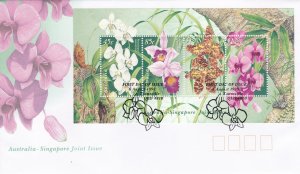 Australia # 1681-1684 & 1684a, Orchids, First Day Covers